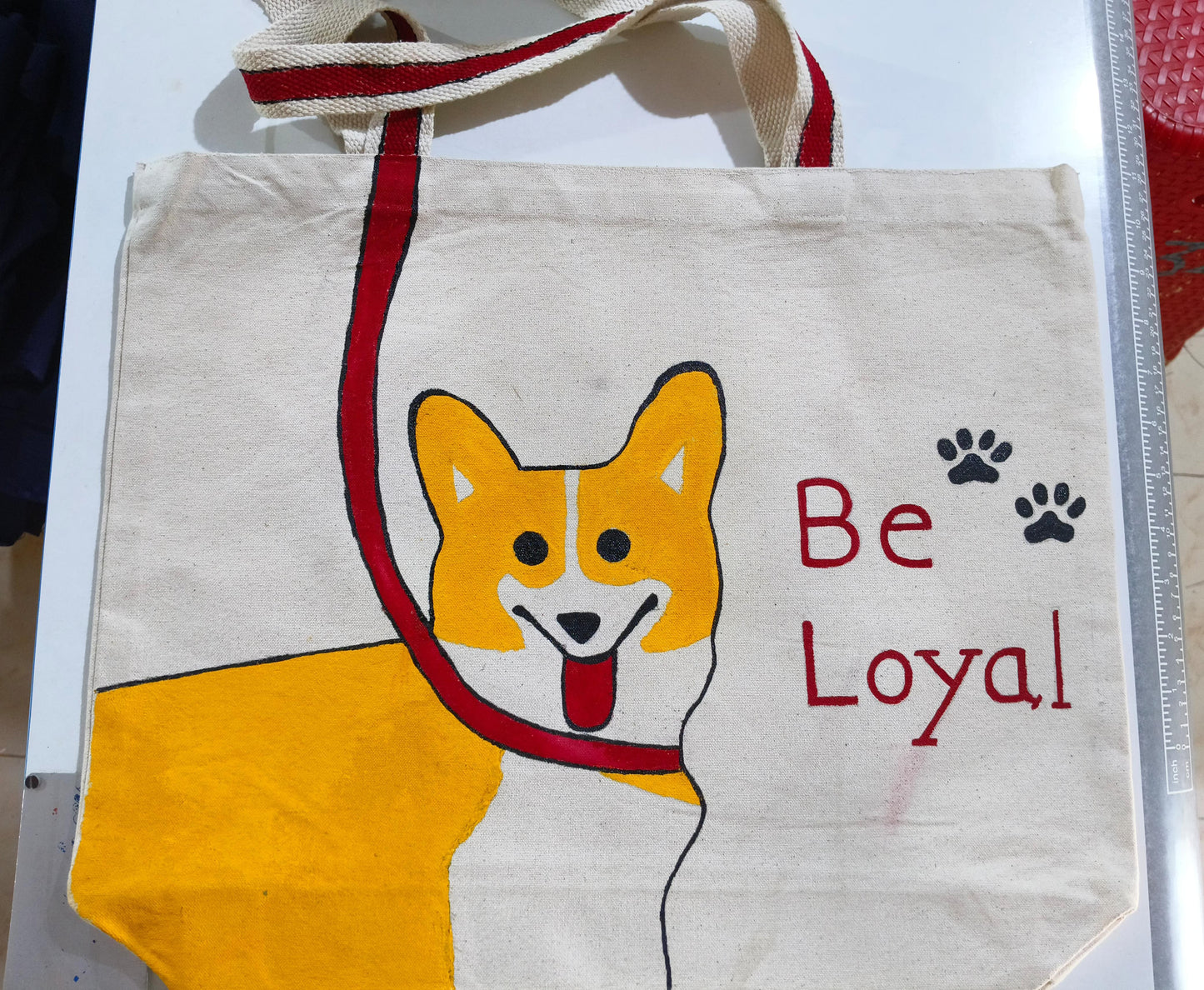 Hand-painted Canvas Artistic-Doggy