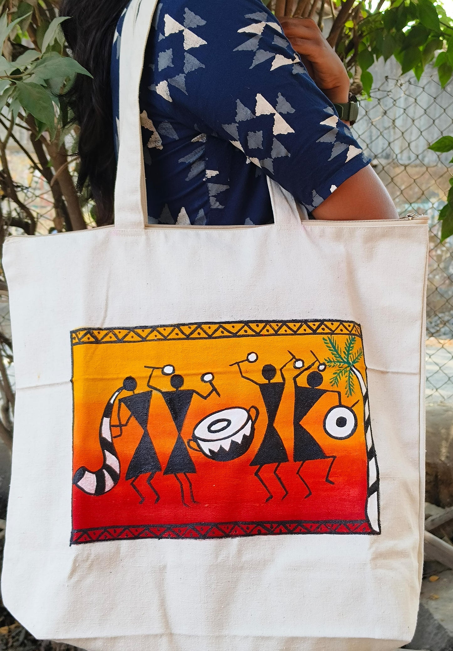 Beautiful warli Dhol wedding theme