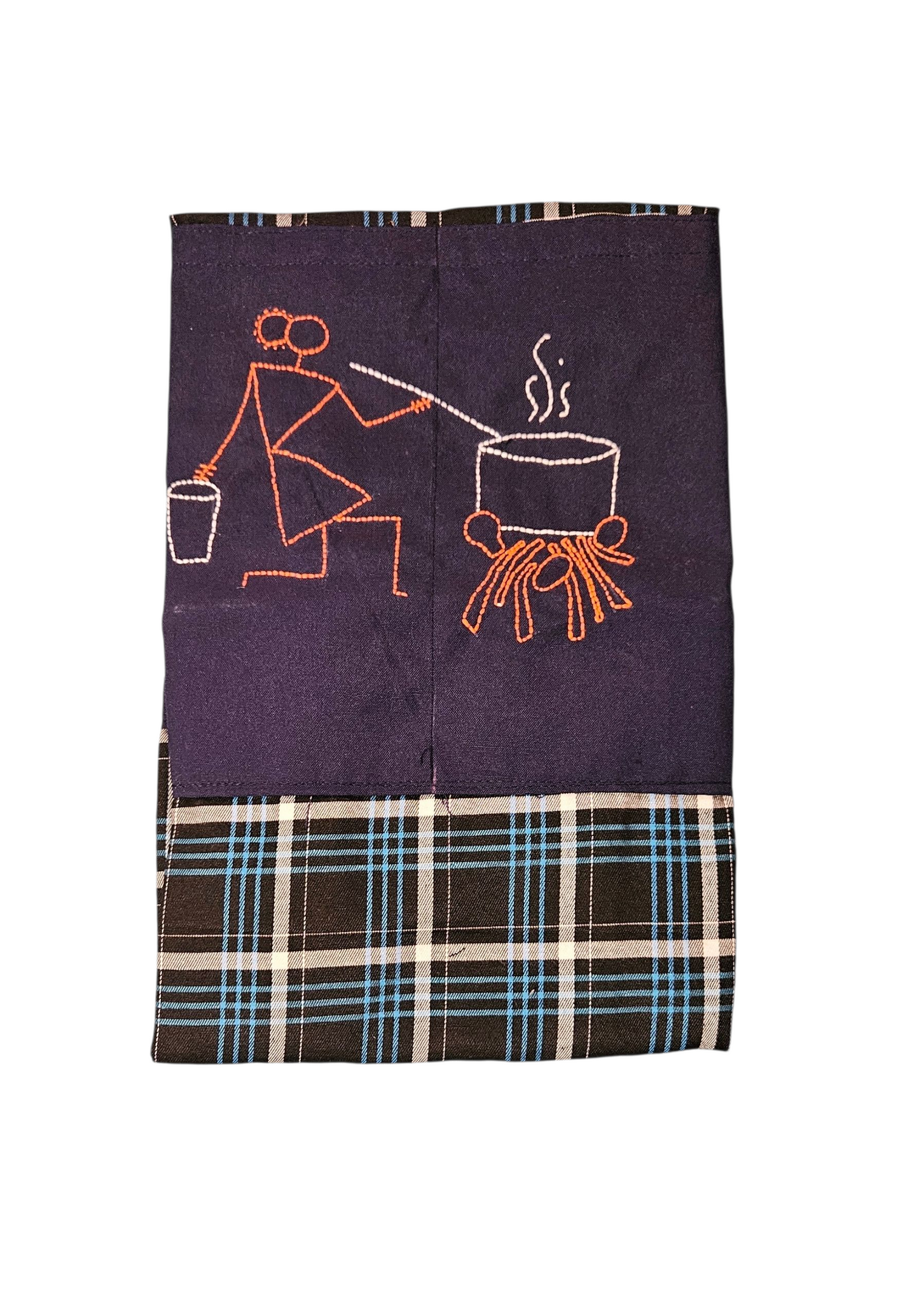 Hand Embriodery Kitchen Apron- Chulha