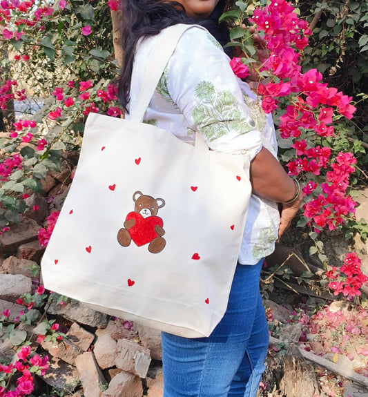 Hand-painted Canvas Artistic-Teddy